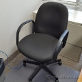 Black Mid Back Adjustable Rolling Task Chair